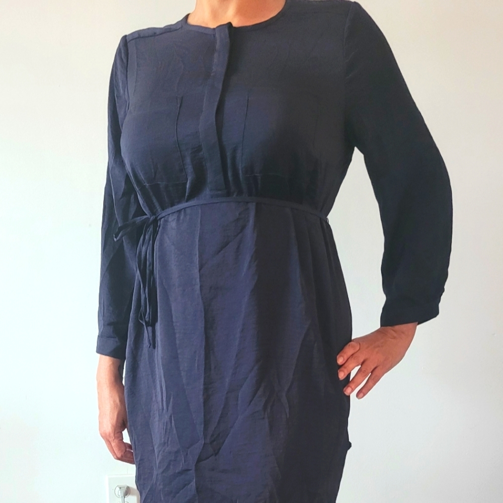 H&M Navy Dress M NWT